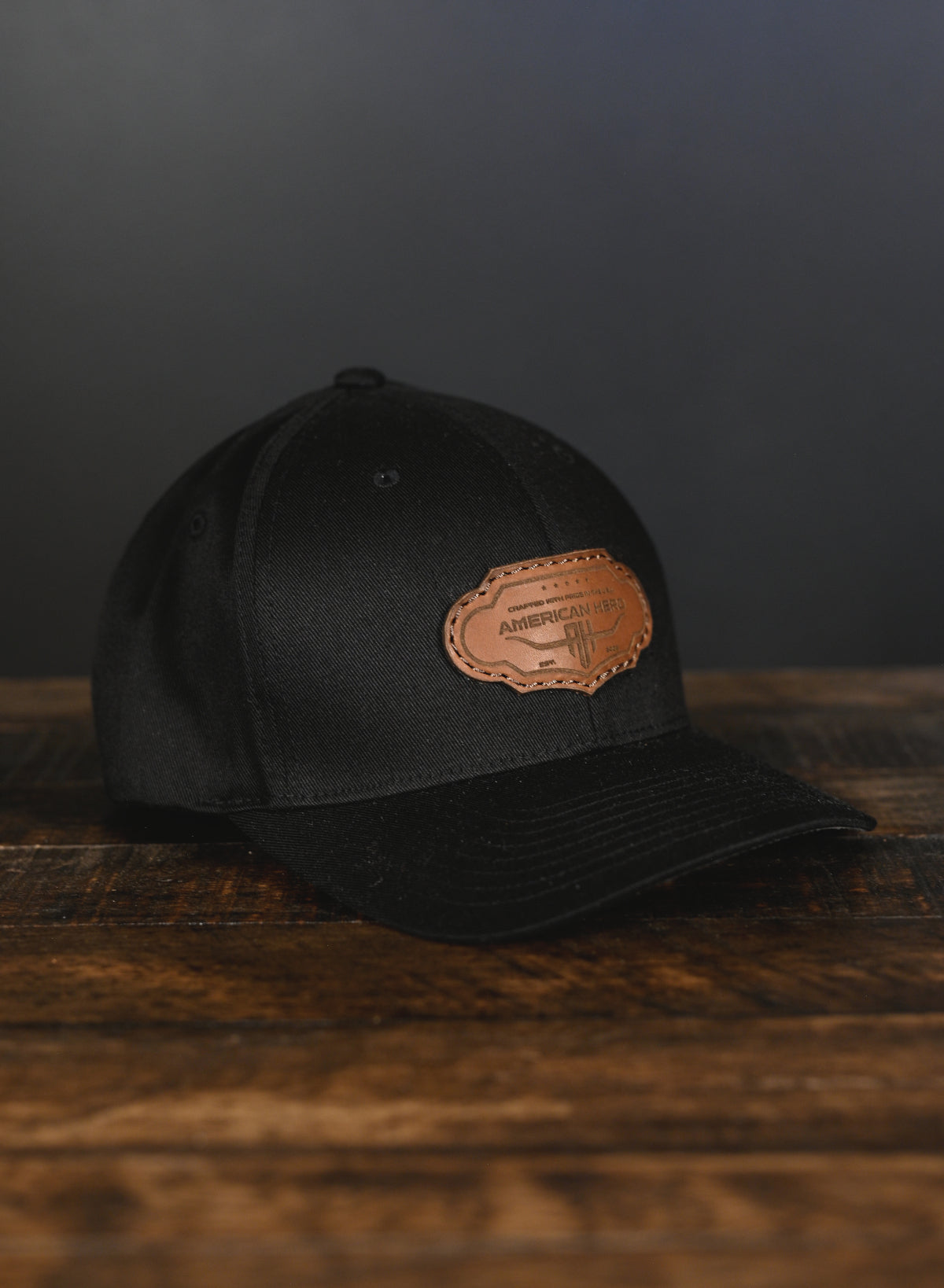 HERITAGE LEATHER PATCH HAT