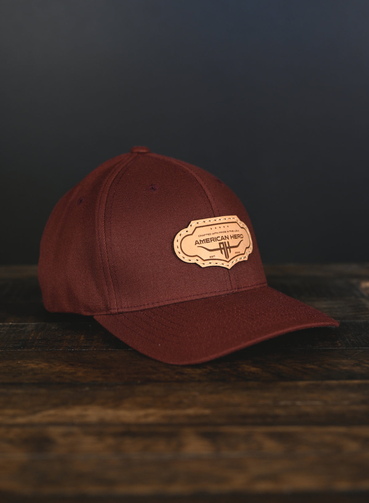 HERITAGE LEATHER PATCH HAT